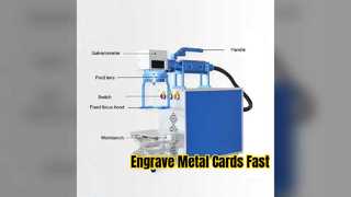 Mini Laser Engraver Metal Cards Easy