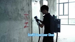 Portable Laser Cleaner: Graffiti Rust Paint Removal